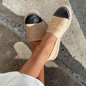 Chanel Leather Espadrilles